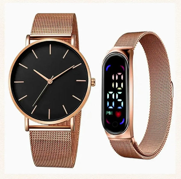 Planet Gates ROSE Men's Fashion Minimalist Ultra Thin Watches Simple Men Business Mesh Belt Quartz Watch Male Wristwatches Clock Relogio Masculino