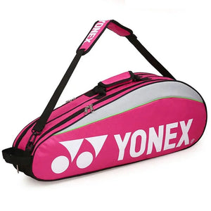 Planet Gates Rose Pink YONEX Original Badminton Bag Max For 3 Rackets With Shoes Compartment Shuttlecock Racket Sports Bag For Men Or Women 9332bag