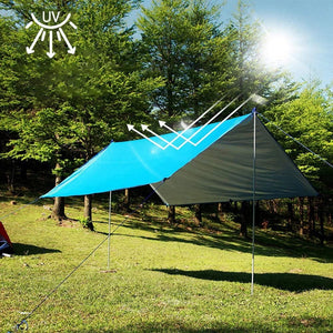 Planet Gates Rose Red 140x200CM / CHINA Tent Tarp Rain Sun Shade Hammocks Shelter Camping Survival Sun Shelter Picnic Awning Cover Waterproof Out Hiking Accessories