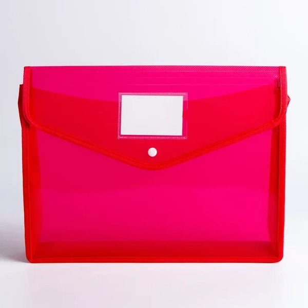 Planet Gates rose red / CN A4 File Folder Stationery Storage Folder Waterproof File Organizer Folders Pvc Bag Portfolio Paper Storage Office Organizers