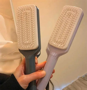 Planet Gates Rotatable Self Cleaning Hair Brush Telescopic Massage Airbag Comb Telescopic Cleaning Anti-static Hairdressing Air Cushion Comb