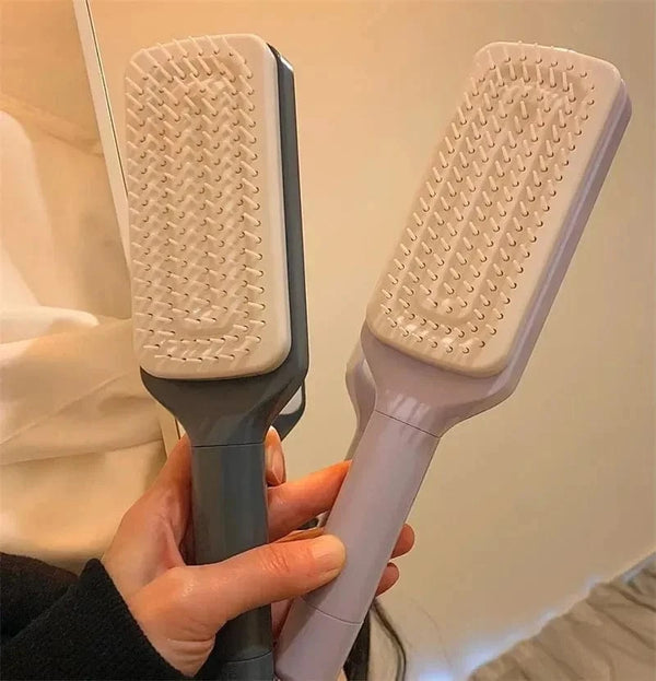 Planet Gates Rotatable Self Cleaning Hair Brush Telescopic Massage Airbag Comb Telescopic Cleaning Anti-static Hairdressing Air Cushion Comb