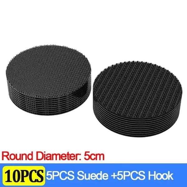 Planet Gates Round-10pcs Carpet Fixing Stickers 100/2pcs Double High Adhesive Car Fixed Patches Non-slip Mat Home Floor Foot Mats Non-slip Grip Tapes New
