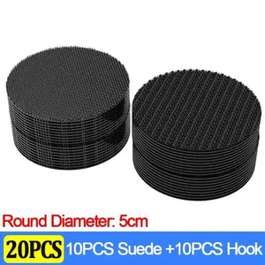 Planet Gates Round-20pcs Carpet Fixing Stickers 100/2pcs Double High Adhesive Car Fixed Patches Non-slip Mat Home Floor Foot Mats Non-slip Grip Tapes New