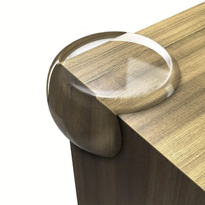 Planet Gates Round 4pcs Anti-collision Table Corner Pad Anti-collision Safety Protective Cover Glass Coffee Table Soft Silicone Thickened Corner Wrap