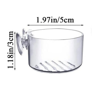 Planet Gates round / CHINA fish Waterweed nursery pot Glass Aquarium decoration Pot Polka Water potted aquatic planting cylinder cup aquarium accessories