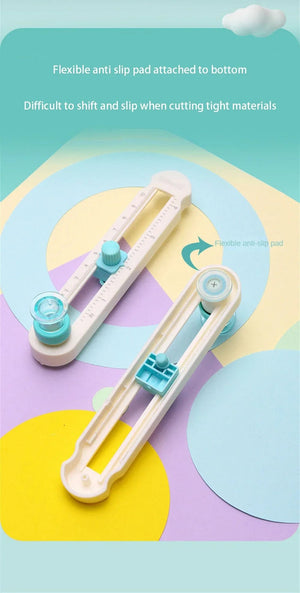 Planet Gates Round Cutting Knife 360 Adjustable Paper Circle Cutter Round Cutting Knife DIY Compass Cutter Tools For Paper Card Crafts Office School Stationery