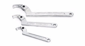 Planet Gates Round Head / 32-76mm 1PCS Adjustable Wrench Hook Spanner Square/Round Head CR-V Spanner Key for Round Bolt Hand Tools 19-51/32-76/51-120mm