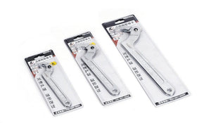 Planet Gates Round Head / 32-76mm 1PCS Adjustable Wrench Hook Spanner Square/Round Head CR-V Spanner Key for Round Bolt Hand Tools 19-51/32-76/51-120mm