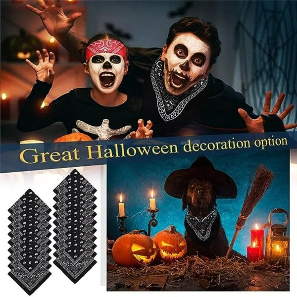 Planet Gates Royal Blue Fashion Bohemian Print Bandana Hair Bands Hip Hop Man Women Outdoor Unisex Headbands Band Wrist Wraps Face Mask Handkerchief