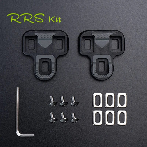 Planet Gates Rrskit Bicycle Pedal Cleats Road Bike Self-Locking Plate For KEO Ultralight Cycling Pedal Shoes Cleat Floating For Wellgo RC7