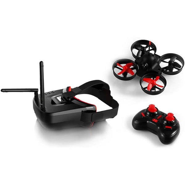 Planet Gates RTF Micro FPV RC Racing Quadcopter Toys with 5.8G S2 1000TVL 40CH Camera 3Inch VR009 FPV Goggles VR Headset Helicopter Drone
