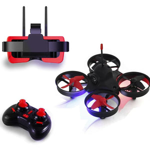 Planet Gates RTF Micro FPV RC Racing Quadcopter Toys with 5.8G S2 1000TVL 40CH Camera 3Inch VR009 FPV Goggles VR Headset Helicopter Drone