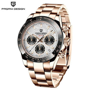 Planet Gates rubber grey 40mm New V2 PAGANI DESIGN Men's Quartz Watches Sapphire Retro Chronograph Stainless Steel Waterproof Watch Men Relogio Masculino
