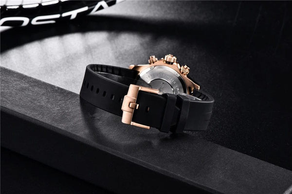 Planet Gates rubber grey 40mm New V2 PAGANI DESIGN Men's Quartz Watches Sapphire Retro Chronograph Stainless Steel Waterproof Watch Men Relogio Masculino