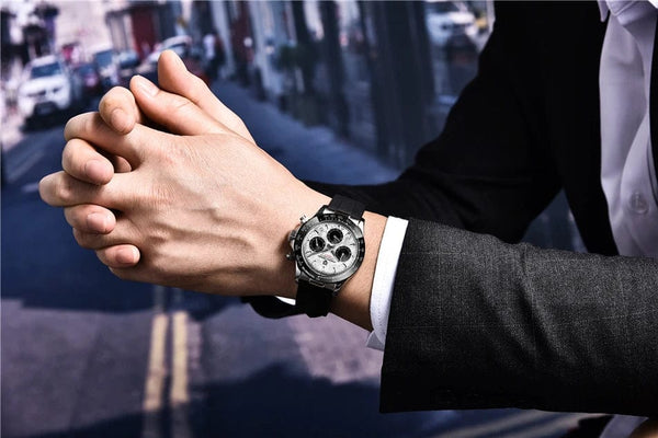 Planet Gates rubber grey 40mm New V2 PAGANI DESIGN Men's Quartz Watches Sapphire Retro Chronograph Stainless Steel Waterproof Watch Men Relogio Masculino