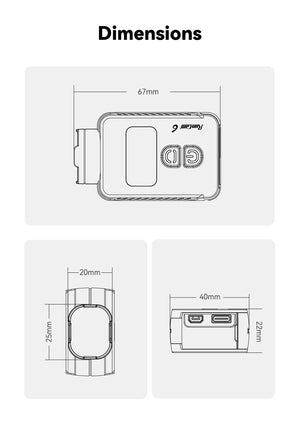 Planet Gates RunCam6 RunCam 6 4K 30FPS FPV Action Sport Camera