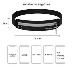 Planet Gates Running Belt Bag Running Waist bag Sports Fanny Pack Men Women Hidden Black Gym Bags Phone Accessories Backpack