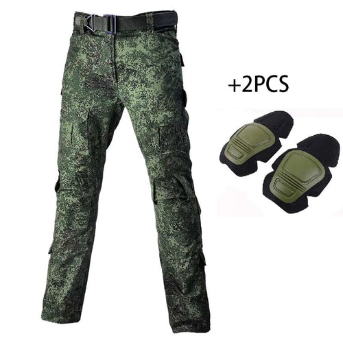 Planet Gates Russian CP / M(60-70kg) Multicam Camouflage Military Tactical Pants Army Wear-resistant Hiking Pant Paintball Combat Pant With Knee Pads Hunting Clothes