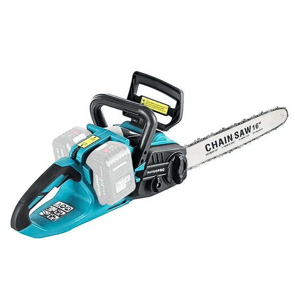 Planet Gates Russian Federation / No Battery / EU PATUOPRO 16 Inch Brushless Chainsaw Cordless Electric Chain Saw Wood Cutting Garden Pruning Power Tools For Makita 18V Battery
