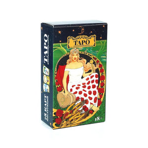 Planet Gates Russian Tarot 6 Russian Tarot: Tapo Tarot Card Oracle Card Fate Divination Prophecy Card Family Party Game Tarot Card Deck Brochure Guide
