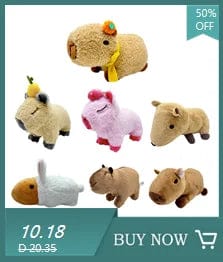 Planet Gates Rytanda Capybara Clap Circle Toys Slap Snap Wrap Wristband Bracelet Capybara Plush Hand Ring Fun Pop Circles Kids Christmas Gift