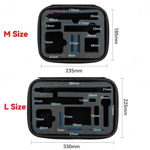 Planet Gates S Case / CHINA Box for Insta360 X4 X3 X2 Camera Carrying Case Portable Storage Bag Protective Case For Insta360 X3 X2 Action Camera Accessories