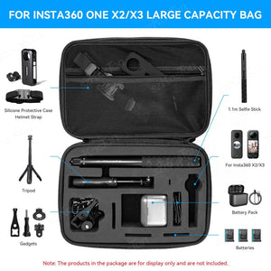 Planet Gates S Case / CHINA Box for Insta360 X4 X3 X2 Camera Carrying Case Portable Storage Bag Protective Case For Insta360 X3 X2 Action Camera Accessories