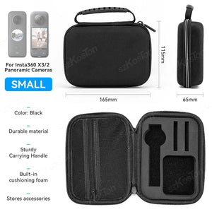 Planet Gates S Case / CHINA Box for Insta360 X4 X3 X2 Camera Carrying Case Portable Storage Bag Protective Case For Insta360 X3 X2 Action Camera Accessories