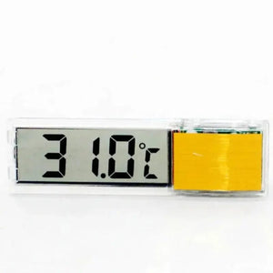 Planet Gates S / golden 1pcs Aquarium Thermometer Electronic LCD Digital Fish Tank Temperature Measurement Fish Tank Temp Meter Aquarium Accessories