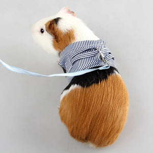 Planet Gates S/L Small Pets Chest Strap Hamster Outdoor Traction Rope Adjustable Harness Leash Vest for Rabbit Hedgehog Chinchilla Guinea Pig