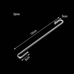 Planet Gates S shape 10cm 2pcs/lot 4mm Acrylic Aquarium Connector Straight U Shape Tube Elbow Fish Tank Air Pump Air Tube Filter Connecting Accessories