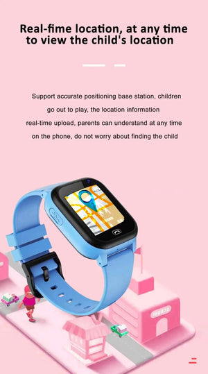 Planet Gates S1 black S1 Kids Smart Watch 2G SOS Call Phone Watch Antil-lost Baby LBS Location Tracker Child Smartwatch for Birthday Gifts