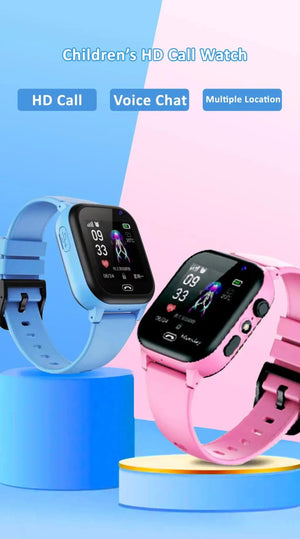 Planet Gates S1 black S1 Kids Smart Watch 2G SOS Call Phone Watch Antil-lost Baby LBS Location Tracker Child Smartwatch for Birthday Gifts