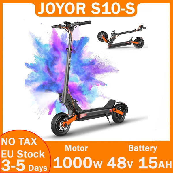 Planet Gates S10-S 1000W 48V 15AH Electric Scooter JOYOR S10-S Dual Motor 2000W60V18AH battery Folding Off-road E-scooter APP Smart ABE APPROVED Electric scooters
