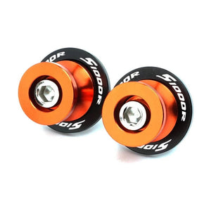Planet Gates S1000R Orange / CHINA Logo For BMW S1000R S1000RR 2009-2023 S1000XR 2014-2020 Swingarm Spools Sliders Stand Screws CNC Motorcycle Accessories M8 Bolts