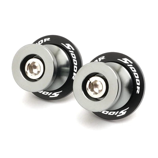 Planet Gates S1000R Titanium / CHINA Logo For BMW S1000R S1000RR 2009-2023 S1000XR 2014-2020 Swingarm Spools Sliders Stand Screws CNC Motorcycle Accessories M8 Bolts