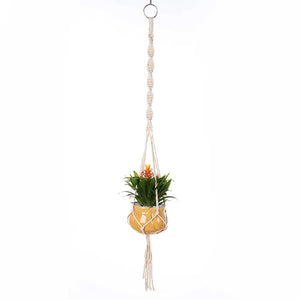 Planet Gates S13 Macrame Plant Hanger Indoor Hanging Planter Basket Woven Cotton Rope Flower Pot Crochet Plant Holder Stand for Boho Home Decor