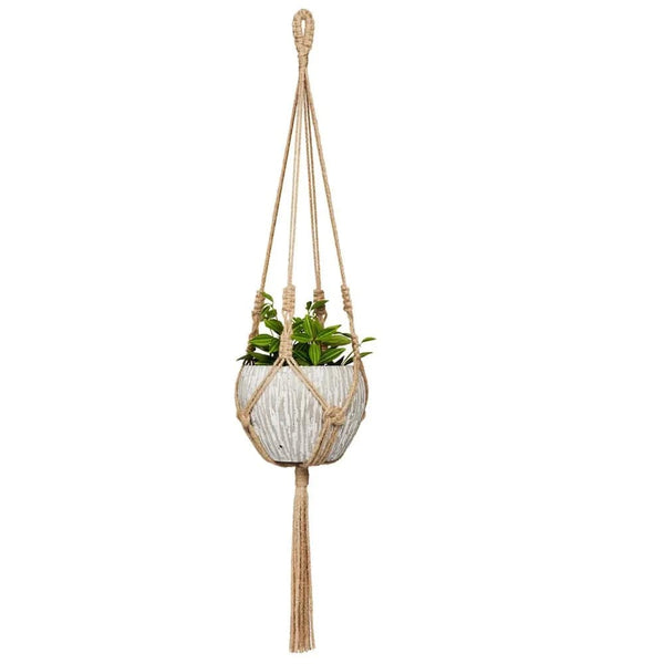 Planet Gates S13 Macrame Plant Hanger Indoor Hanging Planter Basket Woven Cotton Rope Flower Pot Crochet Plant Holder Stand for Boho Home Decor