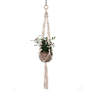 Planet Gates S13 Macrame Plant Hanger Indoor Hanging Planter Basket Woven Cotton Rope Flower Pot Crochet Plant Holder Stand for Boho Home Decor