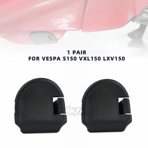 Planet Gates S150 1 PAIR BLACK For Vespa Sprint Primavera GTS GTV LX LXV S Motorcycle Fairing Frame Cover Chassic Side Plug ABS Plastic Blockers