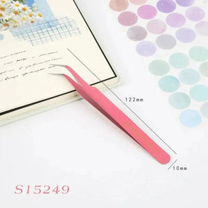Planet Gates S15248 8Style Candy-colored Tweezers Creative Stainless Steel High Elastic Clips