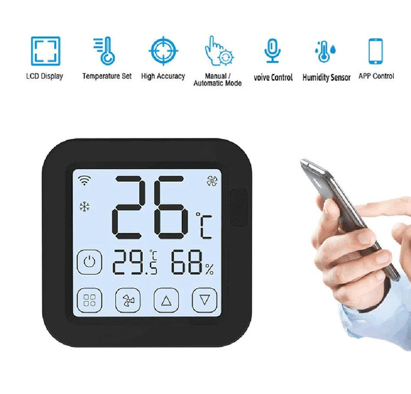 Planet Gates S16 PRO Tuya WiFi AC Thermostat Universal AC Remote Control Smart Life Temperature Thremostat Built-in Temperature Humidity Sensor