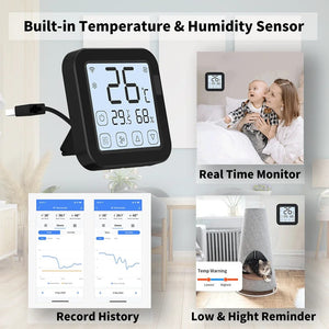 Planet Gates S16 PRO Tuya WiFi AC Thermostat Universal AC Remote Control Smart Life Temperature Thremostat Built-in Temperature Humidity Sensor