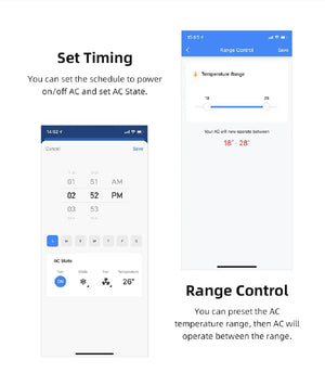 Planet Gates S16 PRO Tuya WiFi AC Thermostat Universal AC Remote Control Smart Life Temperature Thremostat Built-in Temperature Humidity Sensor