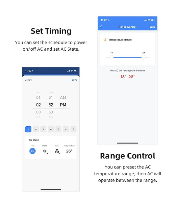 Planet Gates S16 PRO Tuya WiFi AC Thermostat Universal AC Remote Control Smart Life Temperature Thremostat Built-in Temperature Humidity Sensor