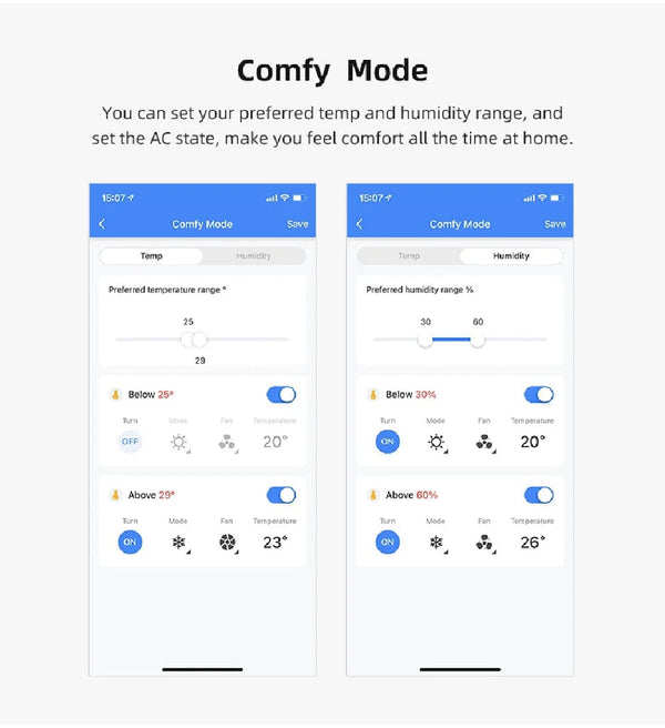 Planet Gates S16 PRO Tuya WiFi AC Thermostat Universal AC Remote Control Smart Life Temperature Thremostat Built-in Temperature Humidity Sensor