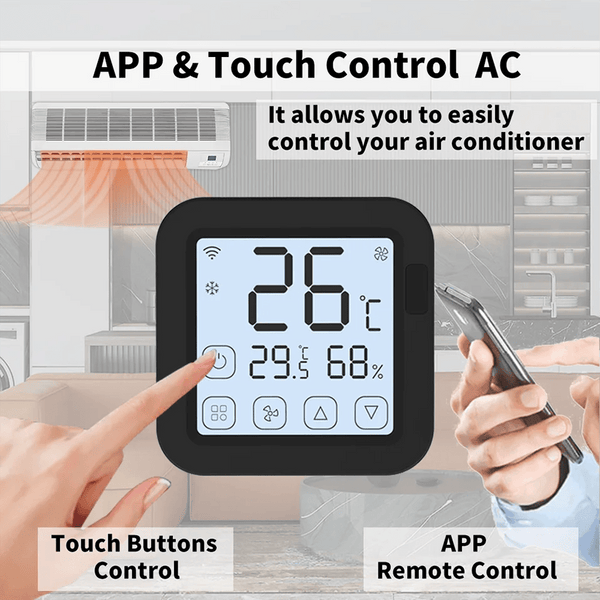 Planet Gates S16 PRO Tuya WiFi AC Thermostat Universal AC Remote Control Smart Life Temperature Thremostat Built-in Temperature Humidity Sensor