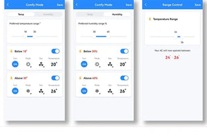 Planet Gates S16 PRO Tuya WiFi AC Thermostat Universal AC Remote Control Smart Life Temperature Thremostat Built-in Temperature Humidity Sensor