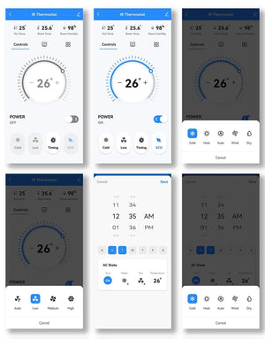Planet Gates S16 PRO Tuya WiFi AC Thermostat Universal AC Remote Control Smart Life Temperature Thremostat Built-in Temperature Humidity Sensor